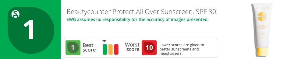 Safer Sunscreen Beautycounter